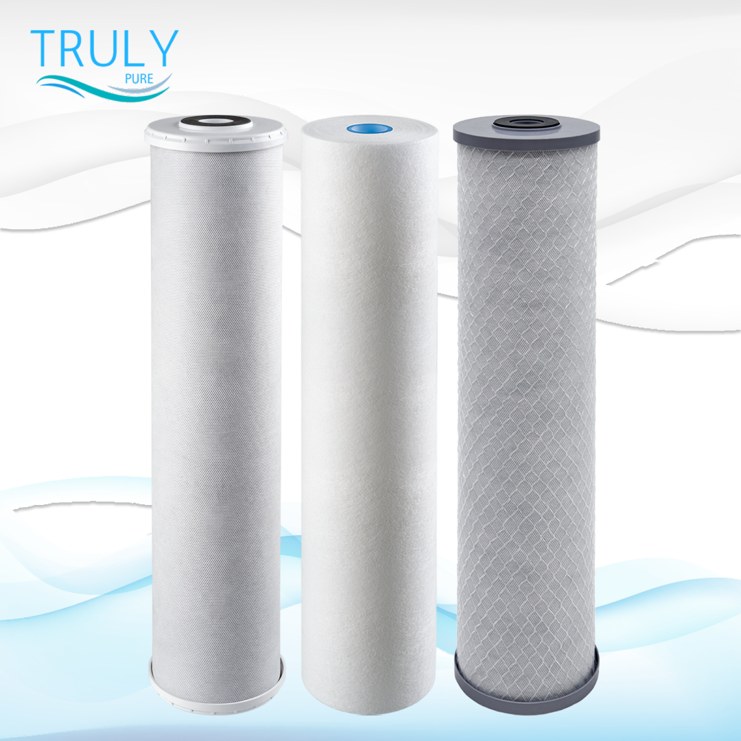 Pure 300 filter kit with catalytic carbon, scale reduction, and PFAS carbon filters for advanced whole house water treatment
