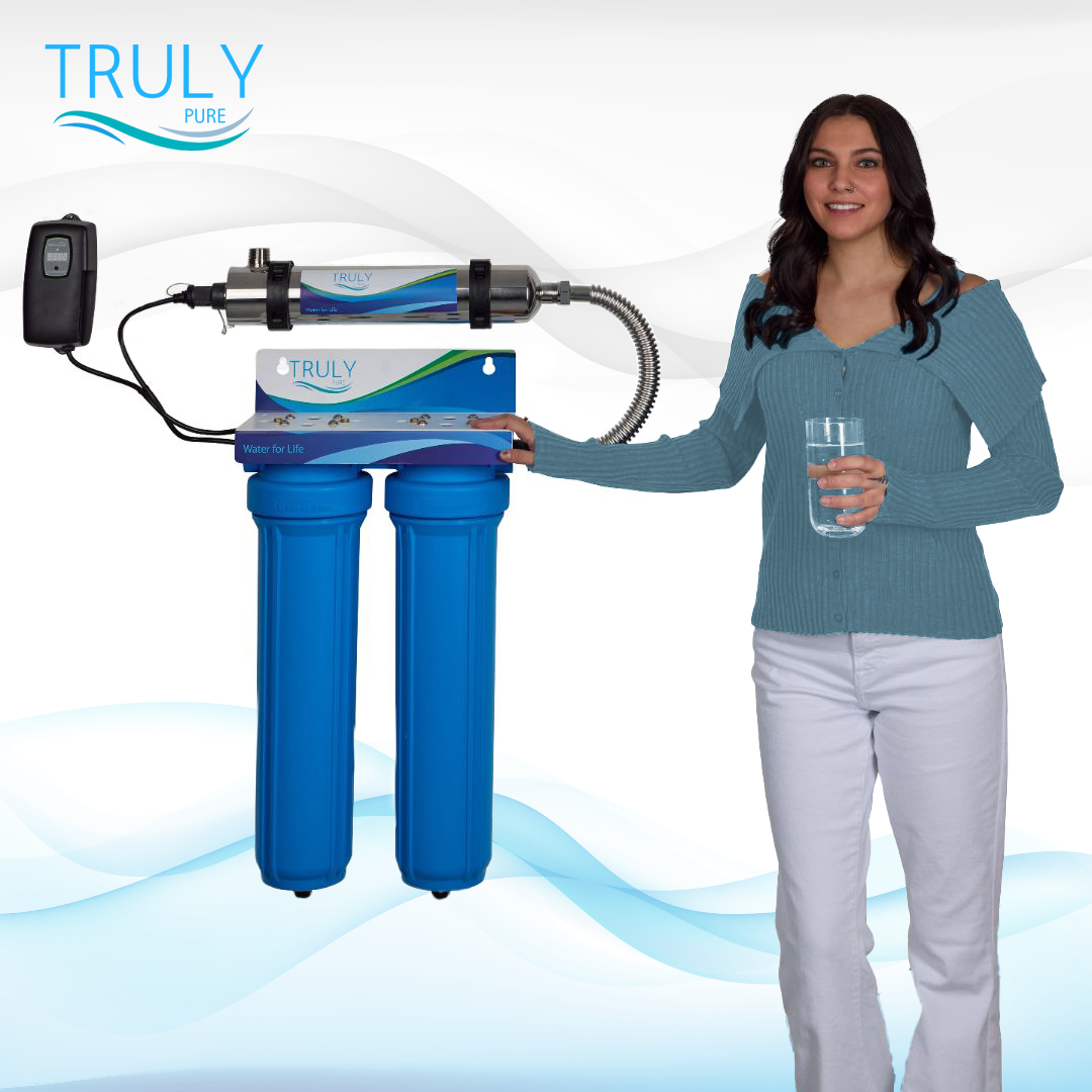 Pure 200 Ultra system with scale prevention, PFAS filtration, and UV light for full-spectrum whole house protection